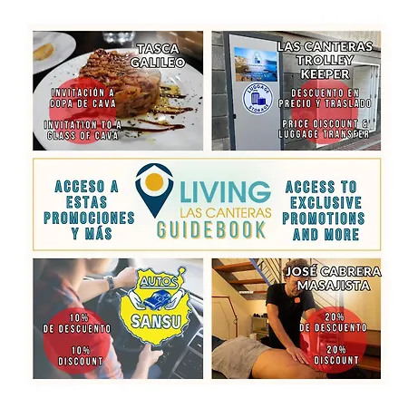 Apartament Living Canteras Homes - 20 Steps To The